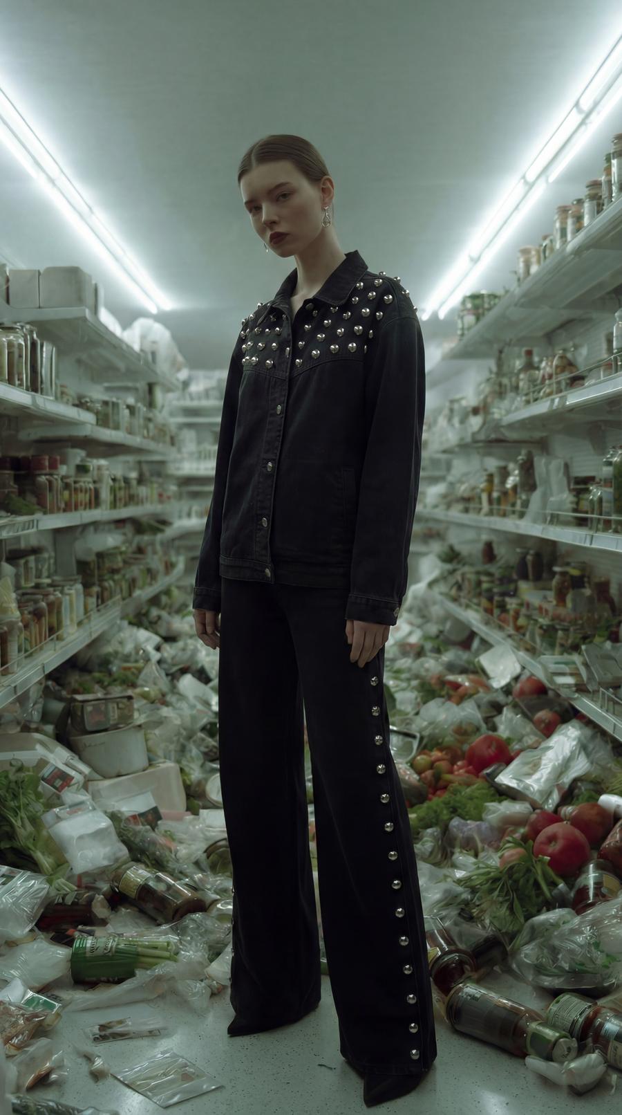 Dark Fashion Editorial IA